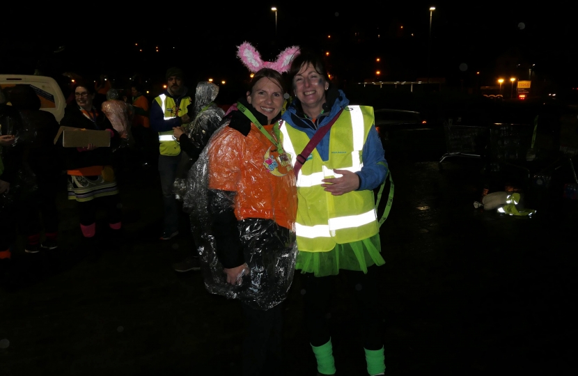 Copeland MP joins fundraisers in midnight memory walk 