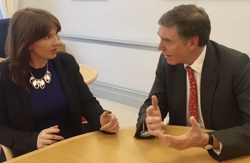 Trudy Harrison meets Health Minister, Philip Dunne