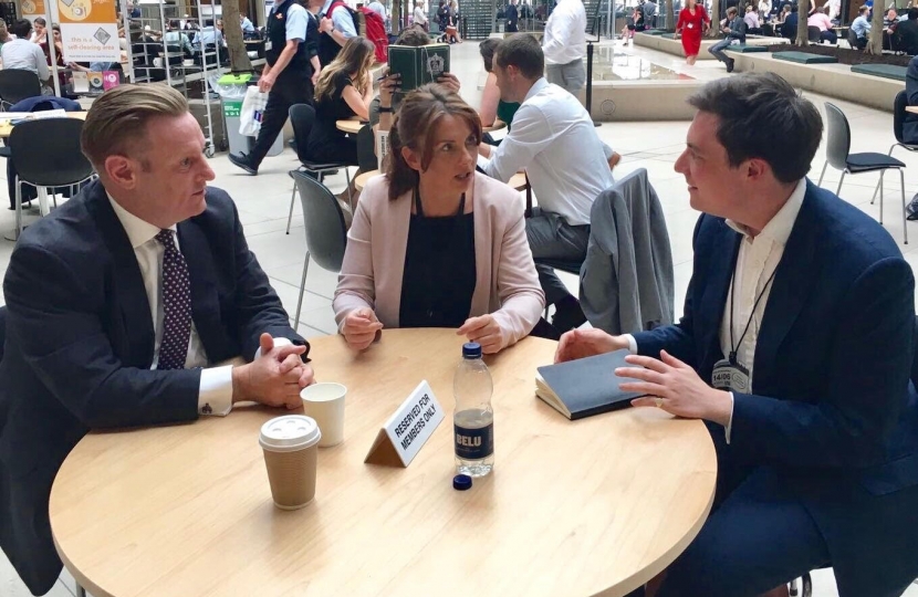 MP for Copeland Trudy Harrison meets NuGen CEO Tom Sampson and Head of Government Affairs, Alistair Evans 