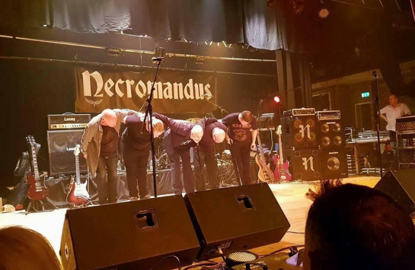 Necromandus at perform the Solway Hall 