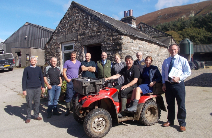 Copeland MP meets with local farmers to discuss farming opportunities