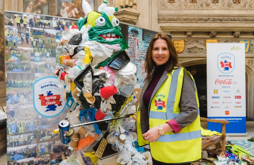 Trudy backs the Great British Spring Clean 