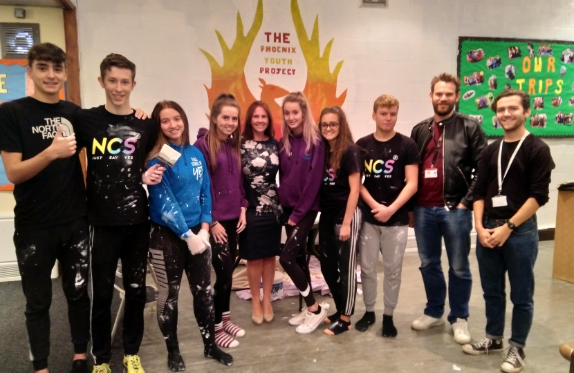 Copeland MP meets local teens on NCS Programme in Frizington