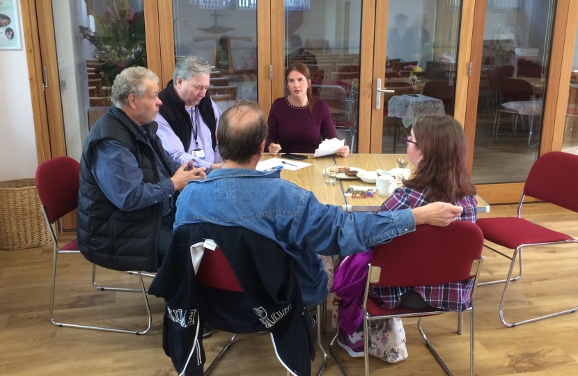Trudy Harrison MP meets local residents at Braithwaite Saturday Chataway surgery