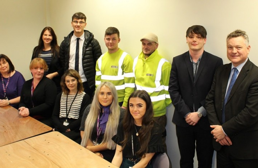 Trudy meets apprentices in celebration of National Apprenticeship Week 2019