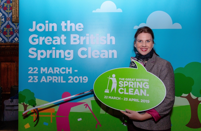 Trudy Harrison MP Great_British_Spring_Clean_Launch_2019_with_Keep_Britain_Tidy_at_the_Hou...