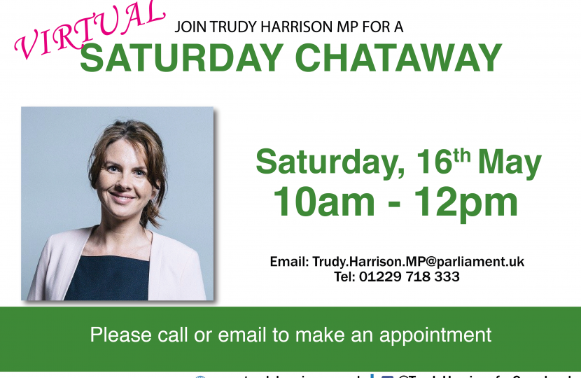 Trudy to host a ‘Virtual Saturday Chataway’