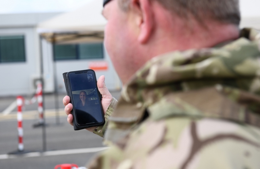Trudy thanks British Army for 'commendable' work at Cumbria Covid-19 test centreTrudy thanks British Army for 'commendable' work at Cumbria Covid-19 test centre