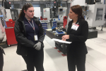 Trudy meets apprentices at BAE Systems 