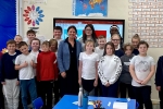 Trudy Harrison and Valley School pupils